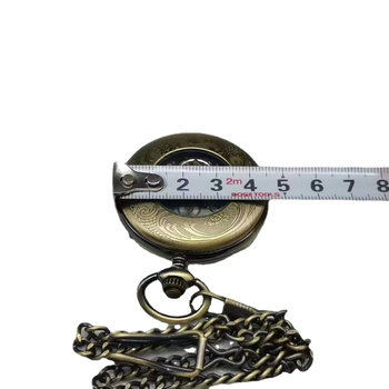 Antički bakreni džepni sat s kapicom – klasična dekoracija za dom (Material: Copper; Copper type: Brass; Craft: Die casting; Production method: Semi-manual and half mechanical; Processing and customization: Yes)