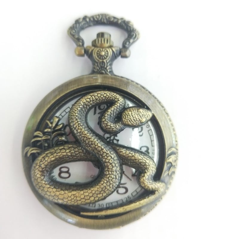 Ceas de buzunar Zodiac, scheletat (Mișcare mecanică; Model de mișcare 68; Coroană în formă de ceapă; Cadran rotund; Numerale)