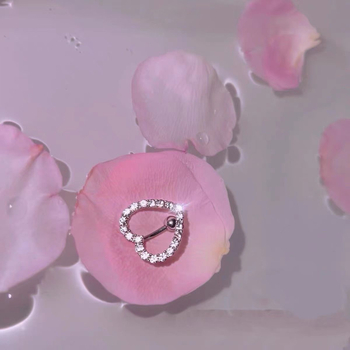 Metalinė bambos žiedas – bambos papuošalas, piercing papuošalai, 2023 m. pavasaris