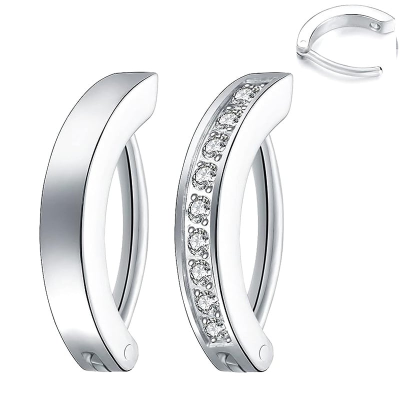 Nerūsējošā tērauda nabass gredzens, kapveida forma, unisex modes rotaslietas ar zelta ielikumu