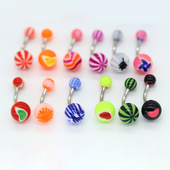 Akrila vēdera gredzens, universāls stils, ģeometrisks dizains, pielāgota apstrāde