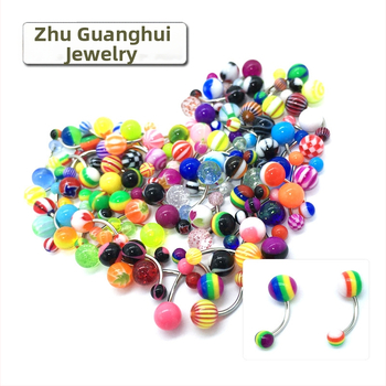 Akrila nabas gredzens, unisex, ģeometrisks dizains, pielāgojams