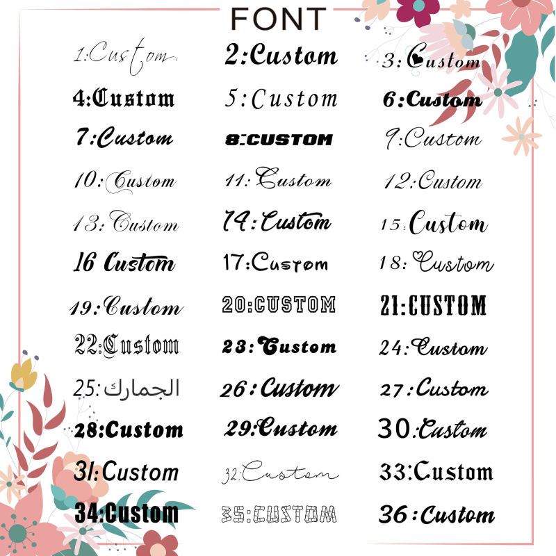 Nerūsējošā tērauda nabas gredzens ar burtiem/tekstiem – universāls, elektroplatēšana