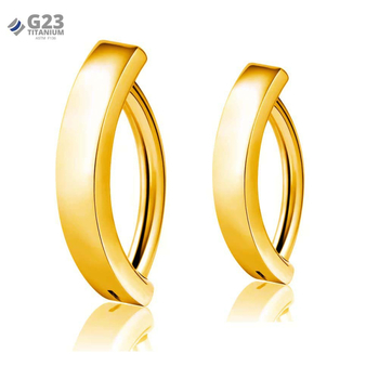 Titāna nabas gredzens, universāls, ģeometriska forma, gluda virsma, ASTM-F136