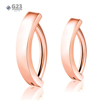 Titāna nabas gredzens, universāls, ģeometriska forma, gluda virsma, ASTM-F136