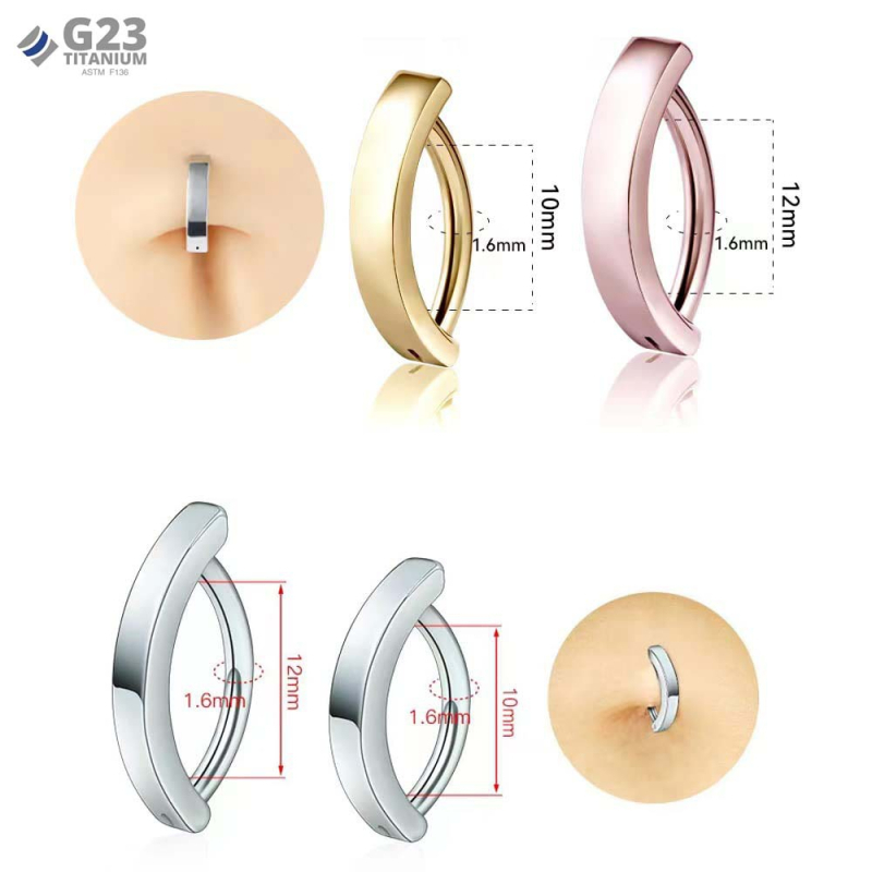 Titāna nabas gredzens, universāls, ģeometriska forma, gluda virsma, ASTM-F136