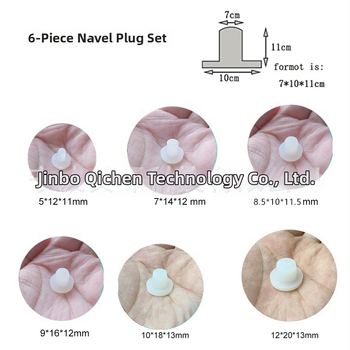 Silicone vēdera poga veidošanas komplekts – ģeometriska forma, universāls, atsevišķs iepakojums