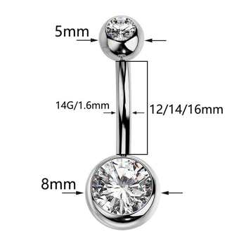 Pilvo žiedas iš titano lydinio G23, cirkonio įdėklas, geometrinis dizainas, unisex