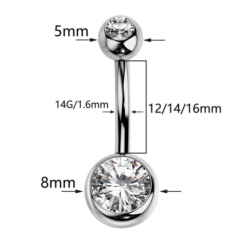 Pilvo žiedas iš titano lydinio G23, cirkonio įdėklas, geometrinis dizainas, unisex