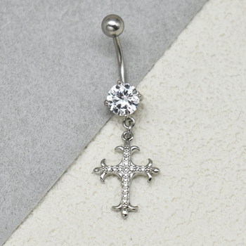 Bakreno piercing za pupak s rack plating završnim premazom, unisex, prilagodljiv, pojedinačno pakiran