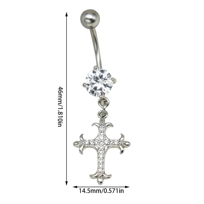 Bakreno piercing za pupak s rack plating završnim premazom, unisex, prilagodljiv, pojedinačno pakiran