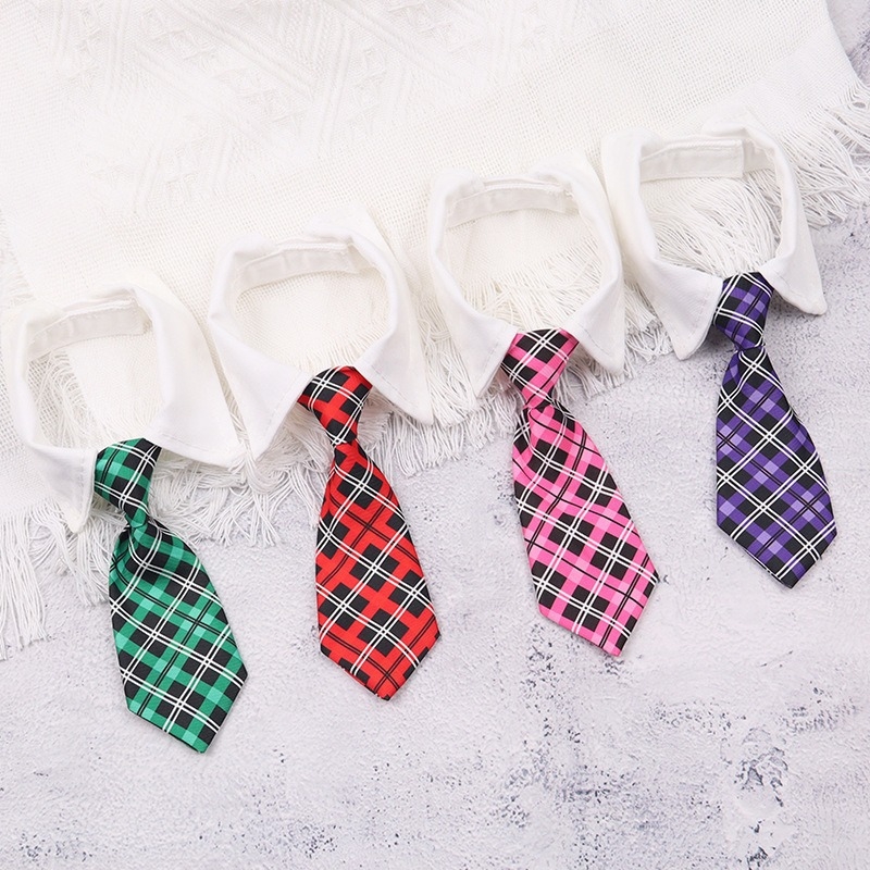 Κολάρο παπιγιόν για γάτες και σκύλους, βαμβάκι, πολύχρωμο καρό μοτίβο, casual στυλ, κατάλληλο για όλες τις εποχές