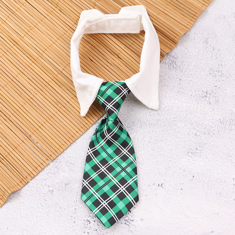 Κολάρο παπιγιόν για γάτες και σκύλους, βαμβάκι, πολύχρωμο καρό μοτίβο, casual στυλ, κατάλληλο για όλες τις εποχές