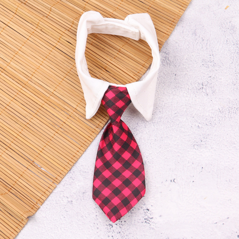 Κολάρο παπιγιόν για γάτες και σκύλους, βαμβάκι, πολύχρωμο καρό μοτίβο, casual στυλ, κατάλληλο για όλες τις εποχές