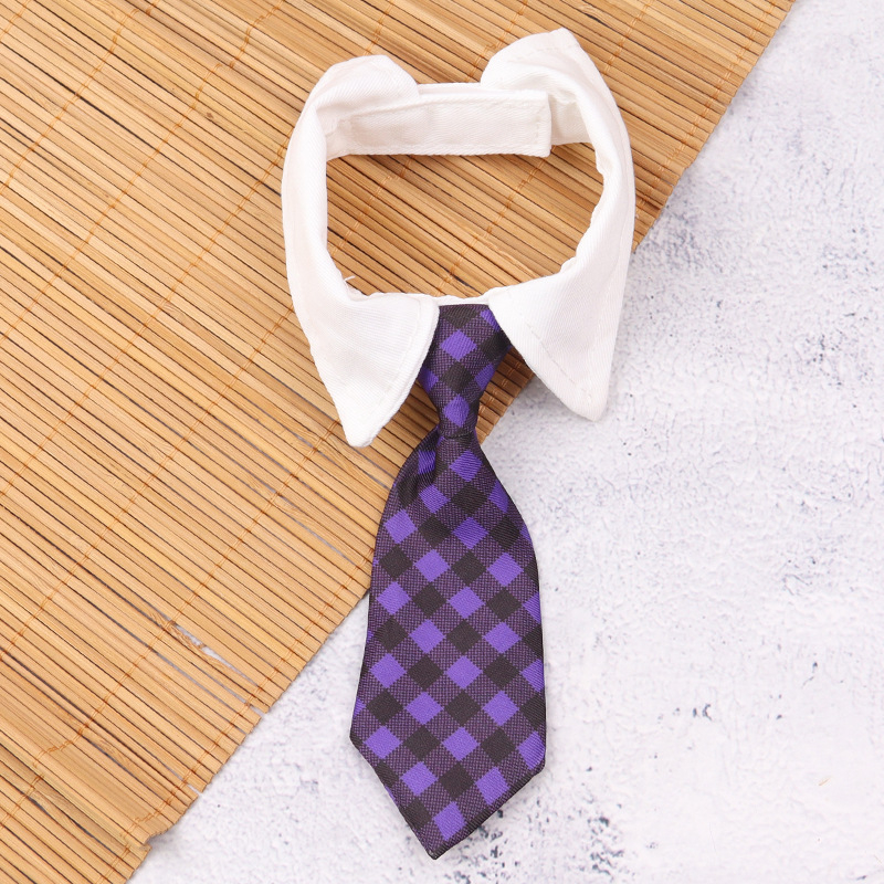 Κολάρο παπιγιόν για γάτες και σκύλους, βαμβάκι, πολύχρωμο καρό μοτίβο, casual στυλ, κατάλληλο για όλες τις εποχές