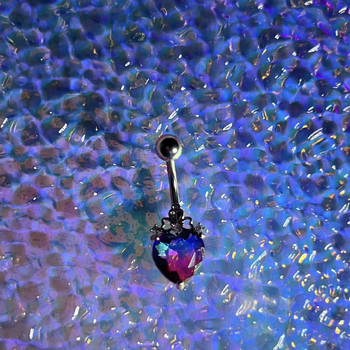 Nerđajući čelični nakit za pupak — ručna izrada, proljeće 2025