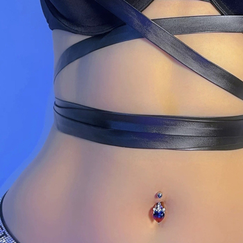 Nerđajući čelični nakit za pupak — ručna izrada, proljeće 2025