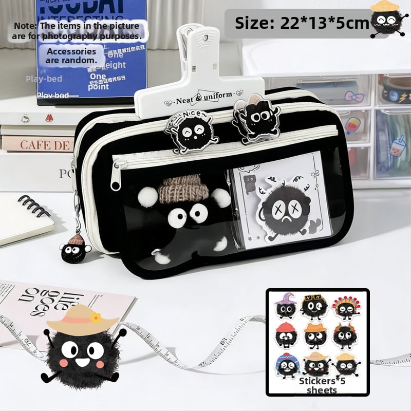 Пенал за начално училище, оксфордска тъкан, унисекс, сладък стил, кутия за канцеларски материали