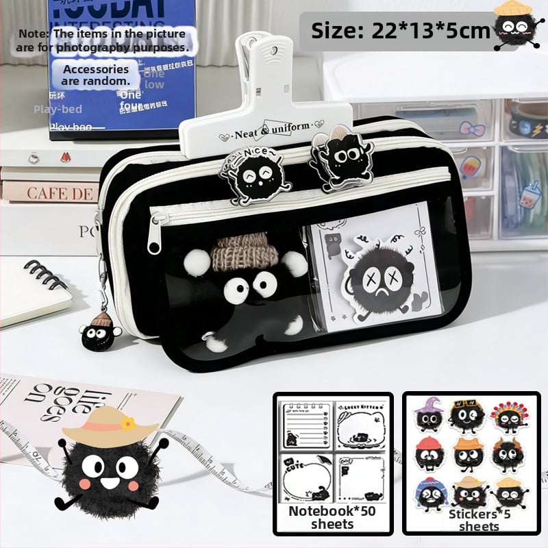 Пенал за начално училище, оксфордска тъкан, унисекс, сладък стил, кутия за канцеларски материали