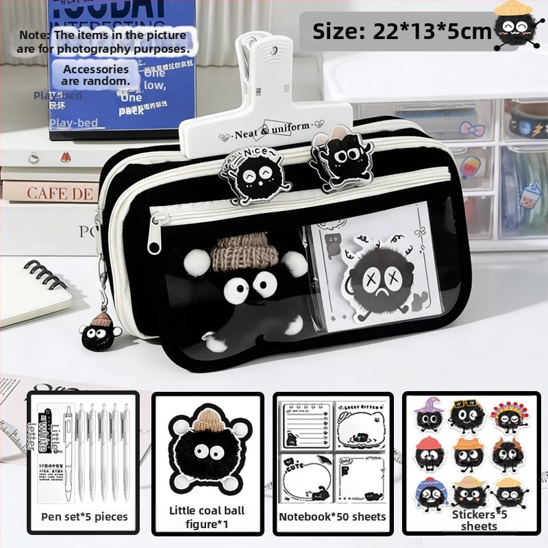 Пенал за начално училище, оксфордска тъкан, унисекс, сладък стил, кутия за канцеларски материали