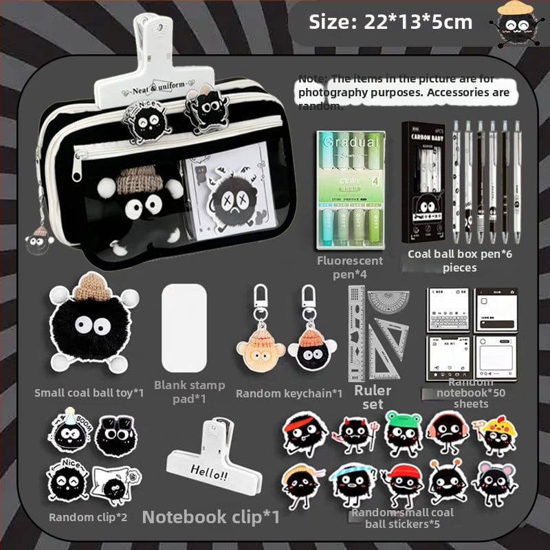 Пенал за начално училище, оксфордска тъкан, унисекс, сладък стил, кутия за канцеларски материали