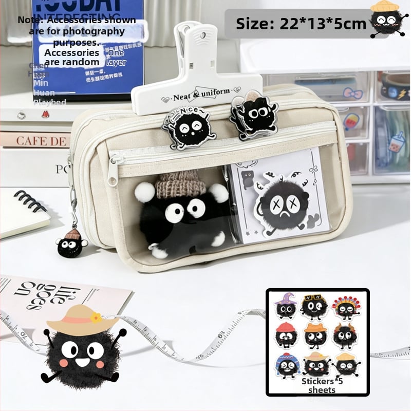 Пенал за начално училище, оксфордска тъкан, унисекс, сладък стил, кутия за канцеларски материали