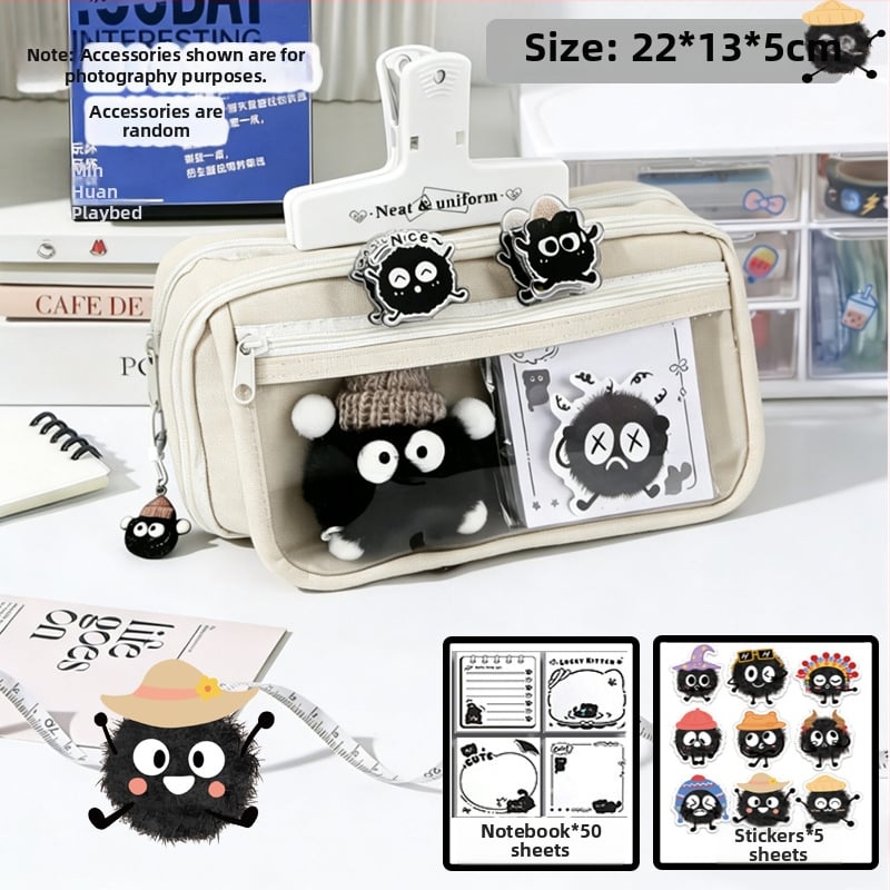 Пенал за начално училище, оксфордска тъкан, унисекс, сладък стил, кутия за канцеларски материали