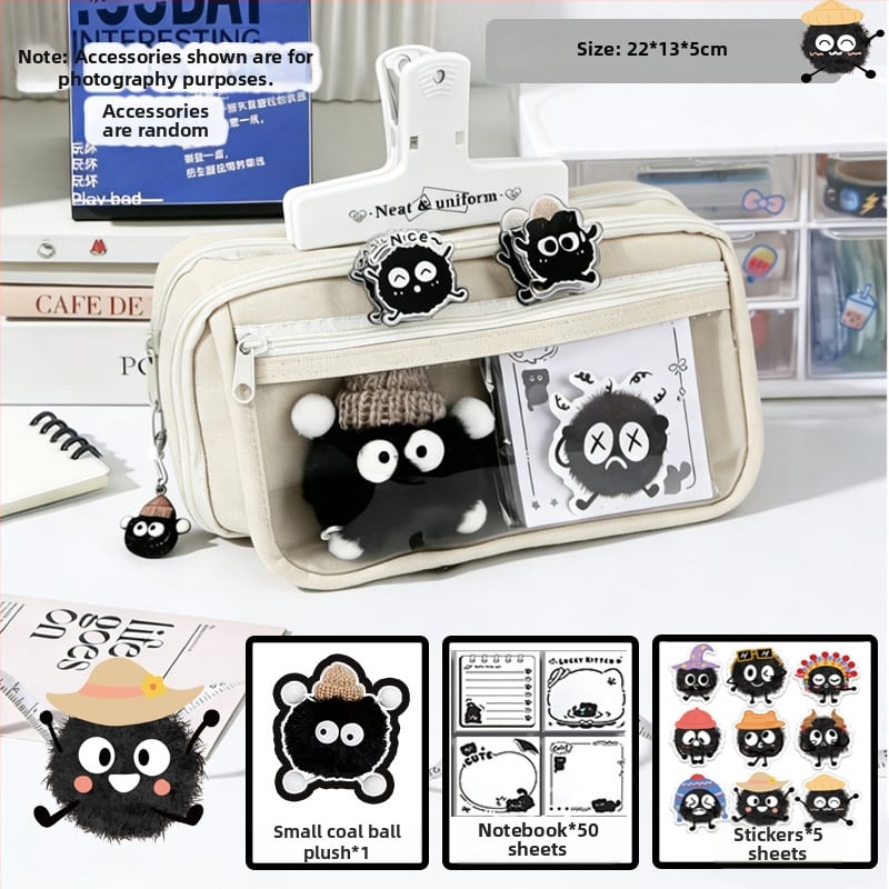 Пенал за начално училище, оксфордска тъкан, унисекс, сладък стил, кутия за канцеларски материали