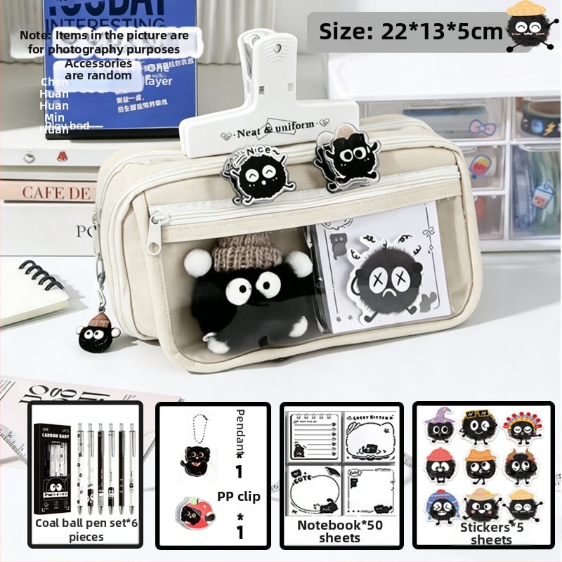 Пенал за начално училище, оксфордска тъкан, унисекс, сладък стил, кутия за канцеларски материали