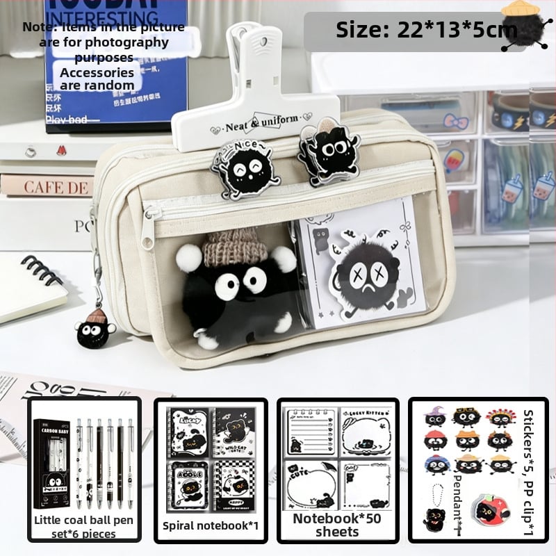 Пенал за начално училище, оксфордска тъкан, унисекс, сладък стил, кутия за канцеларски материали