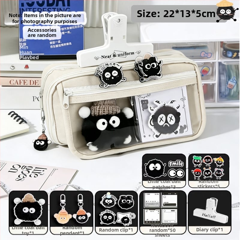 Пенал за начално училище, оксфордска тъкан, унисекс, сладък стил, кутия за канцеларски материали