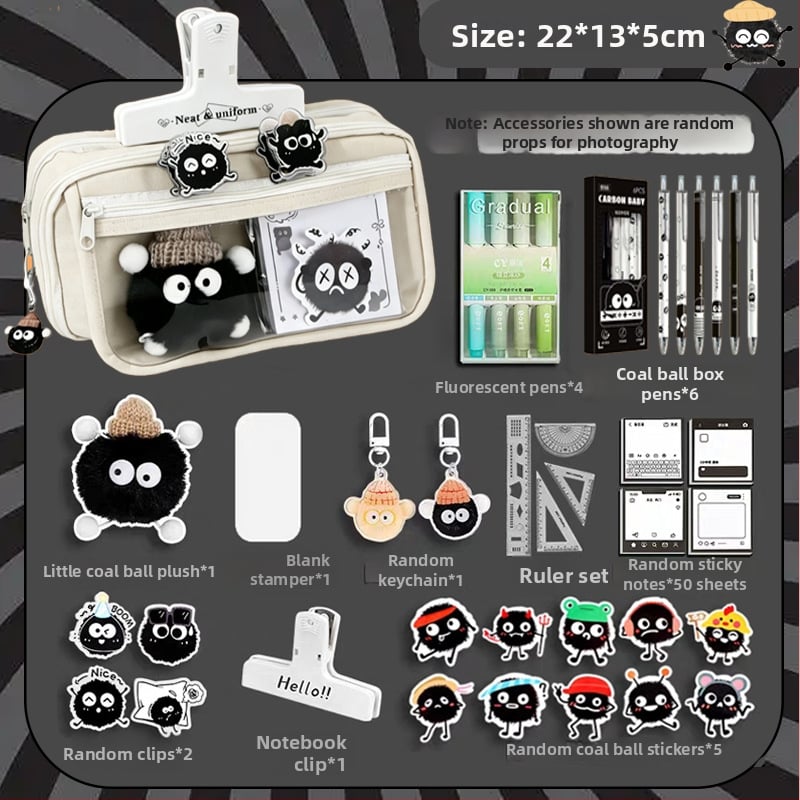 Пенал за начално училище, оксфордска тъкан, унисекс, сладък стил, кутия за канцеларски материали