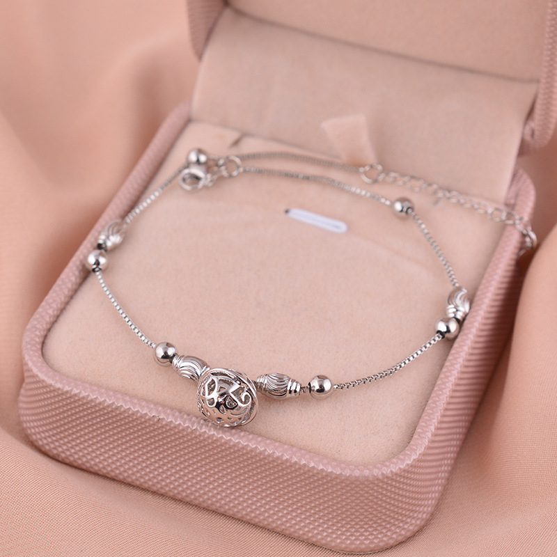 Potītes siksna, etniska stila, platīna pārklājums, sievietes ģeometriskais dizains, vasara 2025