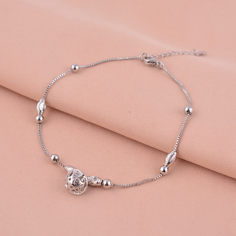 Potītes siksna, etniska stila, platīna pārklājums, sievietes ģeometriskais dizains, vasara 2025