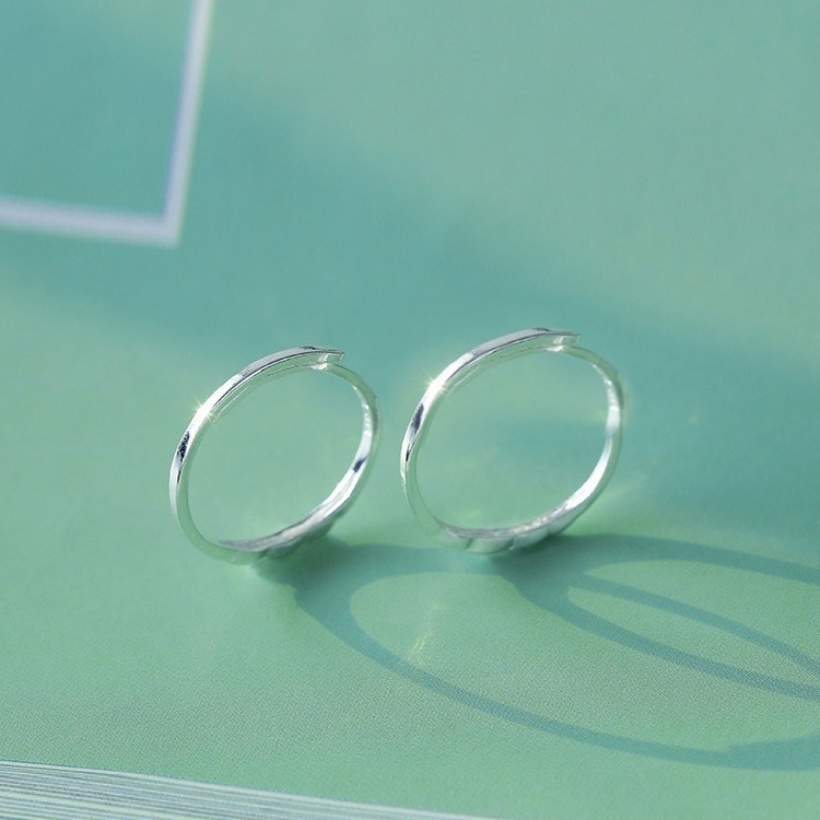 Sievietēm geometriskais minimālais pēdas gredzens, atvērts pirkstu gredzens, pielāgojama apdare