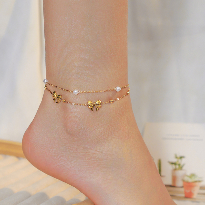 Potītes ķēdīte — Korejas stila, titāna tērauds, Pavasaris 2025, Pielāgojams