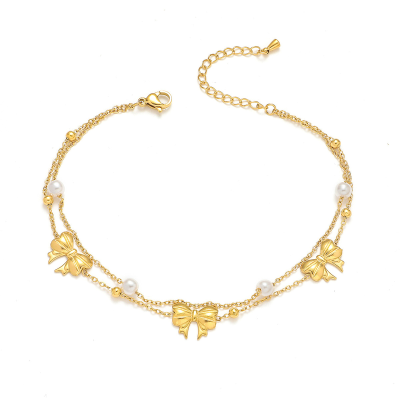 Potītes ķēdīte — Korejas stila, titāna tērauds, Pavasaris 2025, Pielāgojams