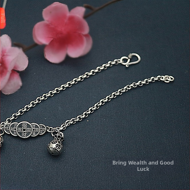 Varš potītes gredzens ar teksta gravējumu – nacionālais stils, pāra dizains, atsevišķi iepakots