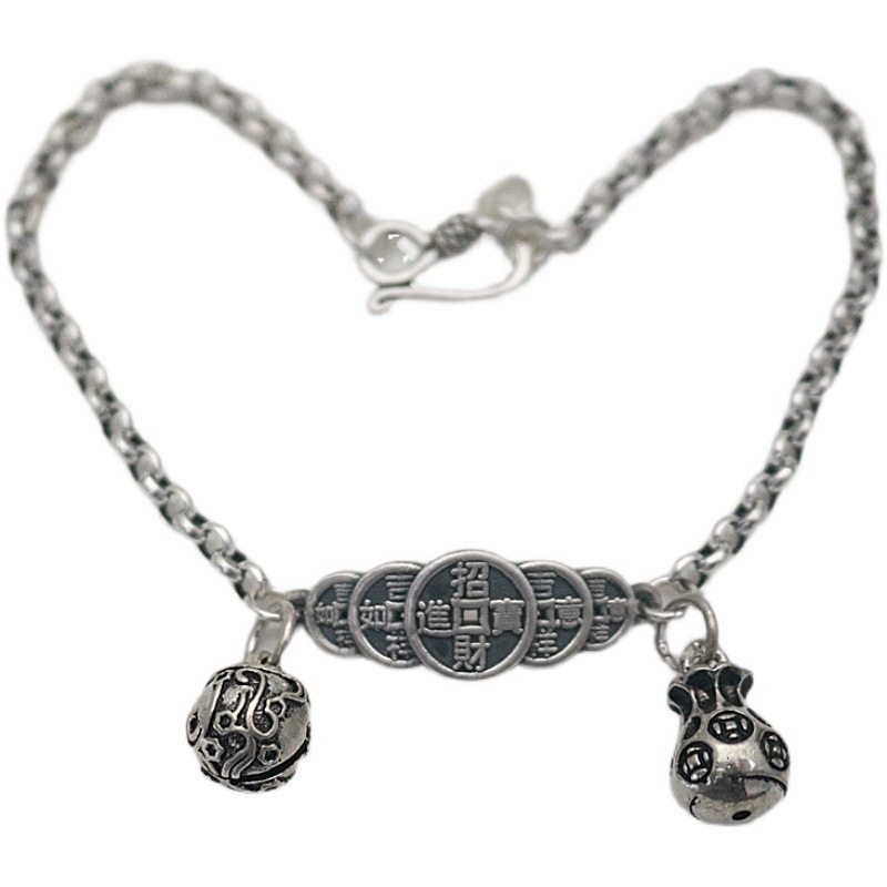 Varš potītes gredzens ar teksta gravējumu – nacionālais stils, pāra dizains, atsevišķi iepakots