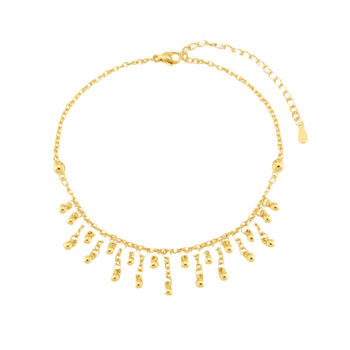 Potīšu rotaslietas ar pītiem un pērļu krellēm, titāna tērauds, ģeometrisks dizains, japāņu-korejiešu stilā, pavasaris 2024