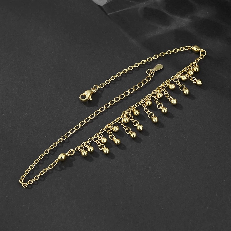 Potīšu rotaslietas ar pītiem un pērļu krellēm, titāna tērauds, ģeometrisks dizains, japāņu-korejiešu stilā, pavasaris 2024