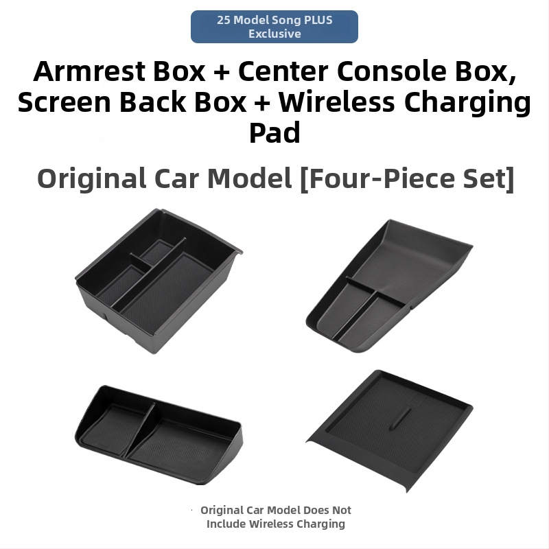 Casetă de depozitare pentru cotieră BYD Song Plus DM-I, Organizator pentru consola centrală, Material: Altul; Marcă: Bottled West; Modele compatibile: Implicit item