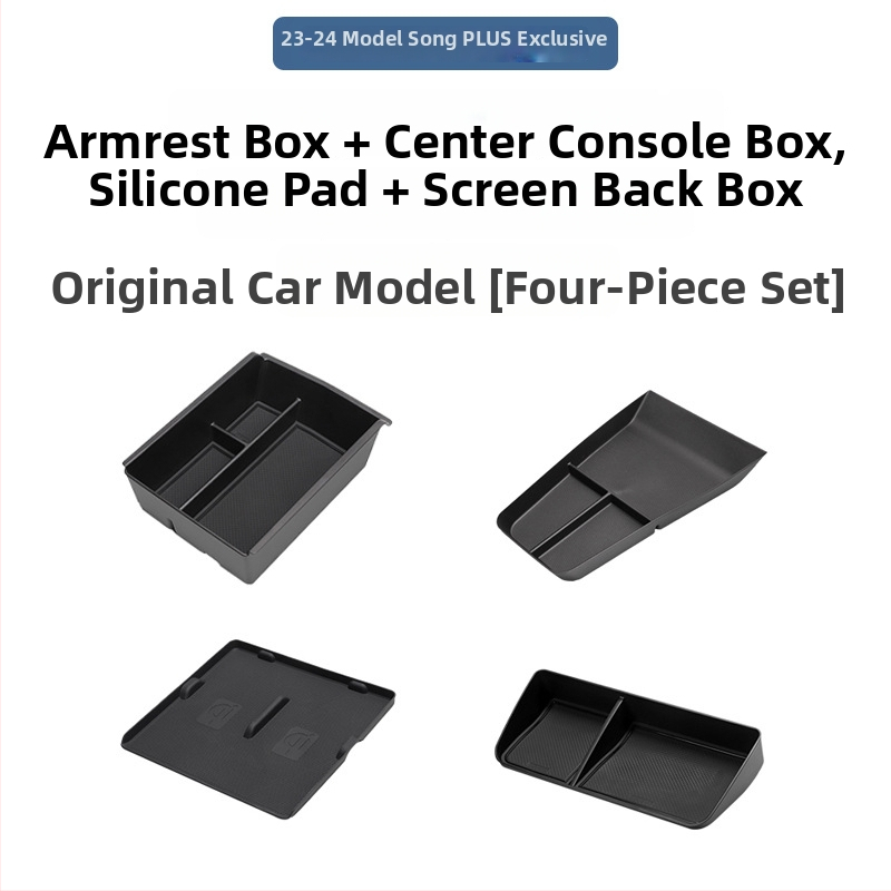 Casetă de depozitare pentru cotieră BYD Song Plus DM-I, Organizator pentru consola centrală, Material: Altul; Marcă: Bottled West; Modele compatibile: Implicit item