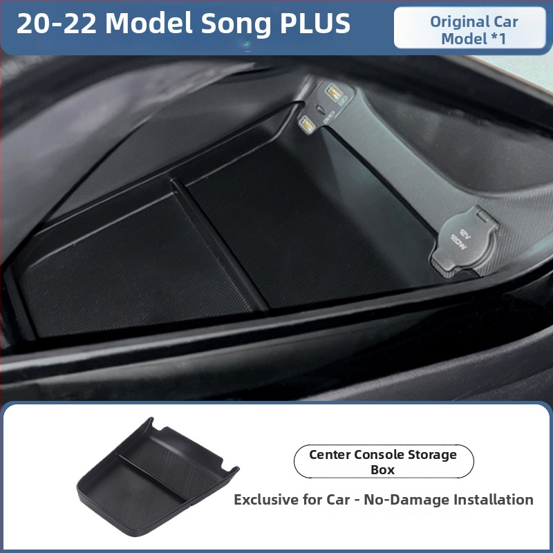 Casetă de depozitare pentru cotieră BYD Song Plus DM-I, Organizator pentru consola centrală, Material: Altul; Marcă: Bottled West; Modele compatibile: Implicit item