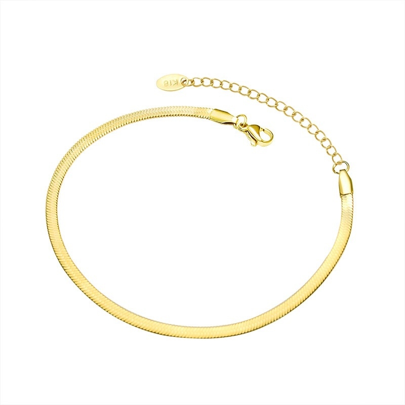 Anklet od titan čelika, ženski stil, geometrijski dizajn, model S086