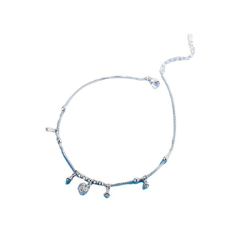 Gležnjački anklet s kugličnim zvončićem, palatski stil, jedinstven dizajn, ljeto 2022