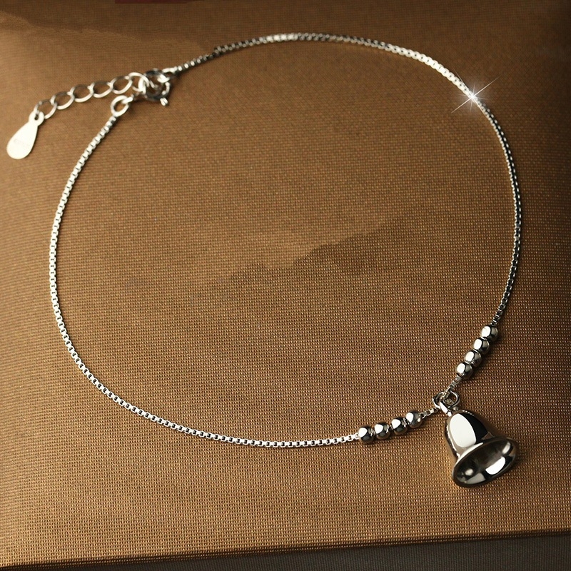 Anklet u korejskom stilu, Bow dizajn, Materijal: 30% srebro s bijelim bakrom, Personalizacija: Da
