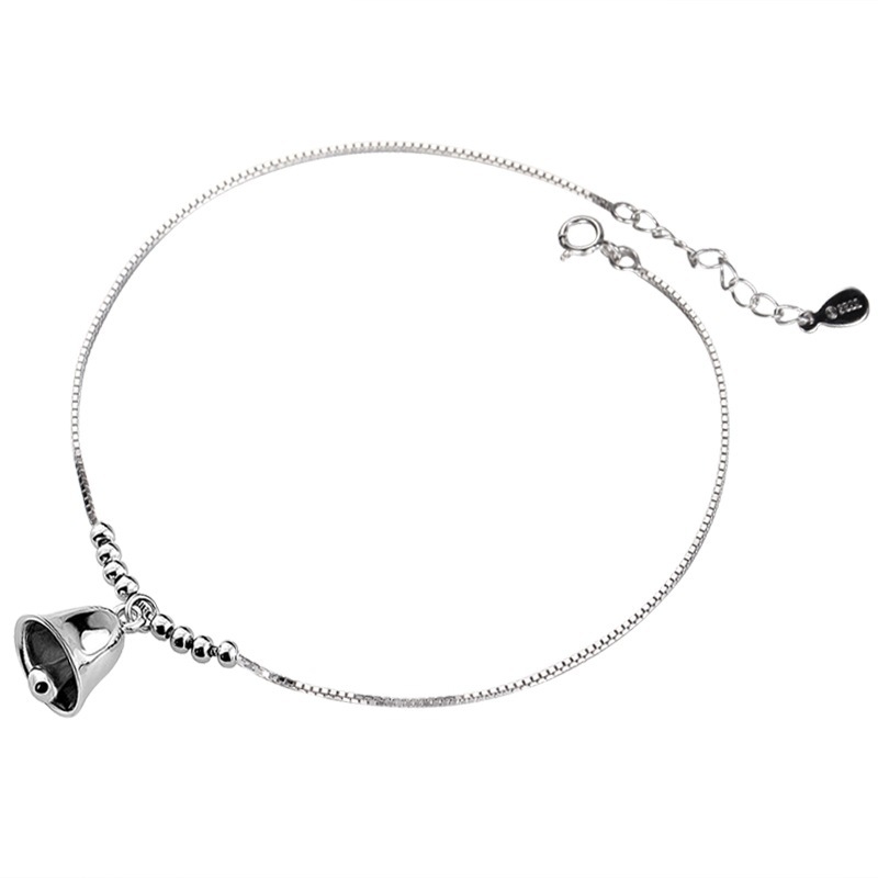 Anklet u korejskom stilu, Bow dizajn, Materijal: 30% srebro s bijelim bakrom, Personalizacija: Da
