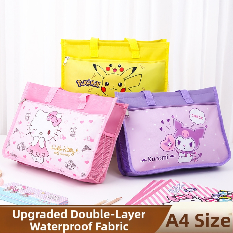 Toolesia skolēnu soma no neilona sietveida materiāla, karikatūru dizains, rāvējslēdzēja aizvērums