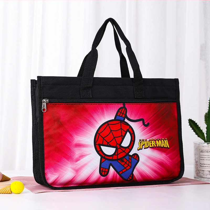 Toolesia skolēnu soma no neilona sietveida materiāla, karikatūru dizains, rāvējslēdzēja aizvērums